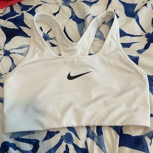 Nike swoosh sports bra